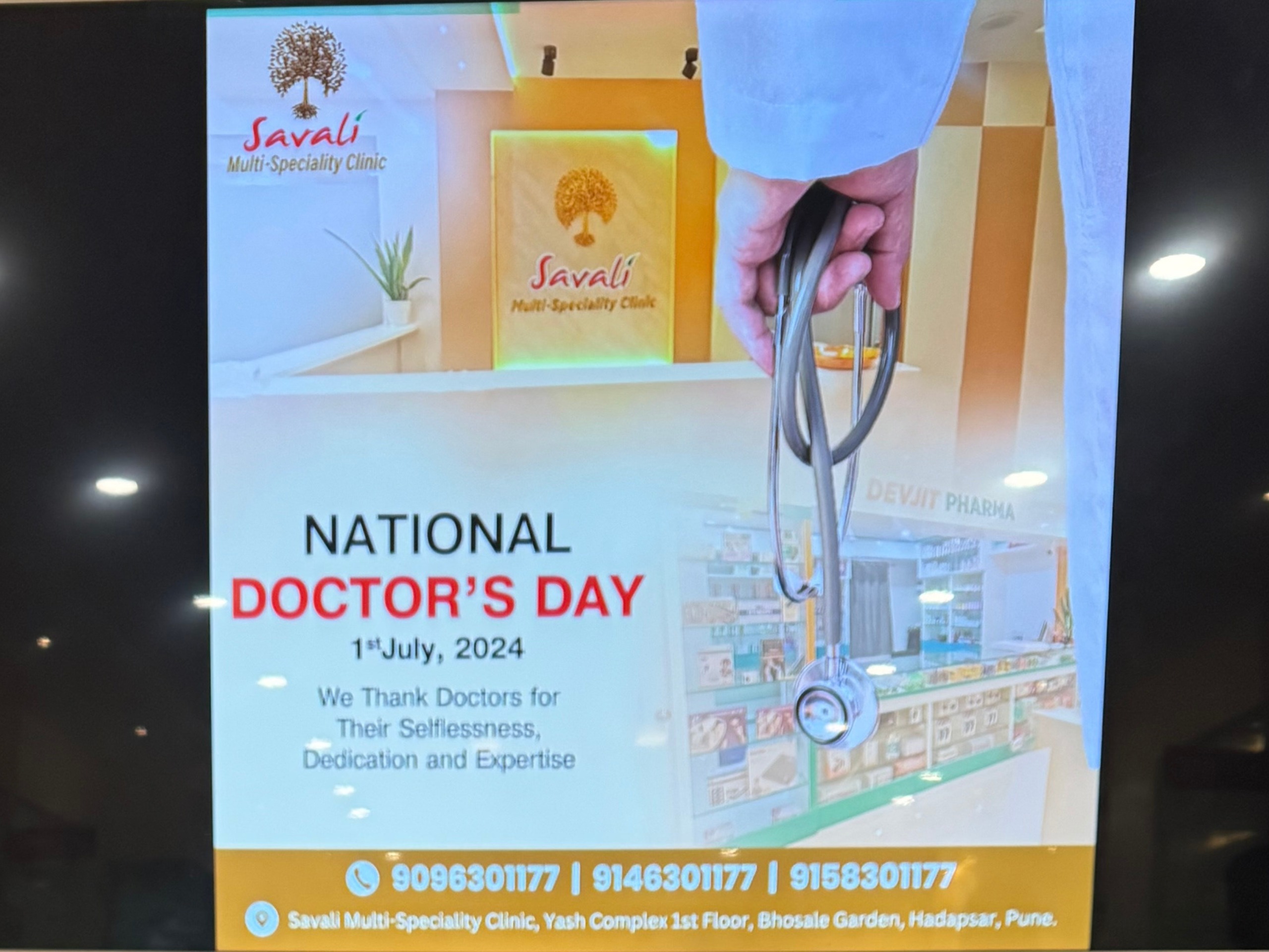 Doctor's Day at celebrated at savali clinic